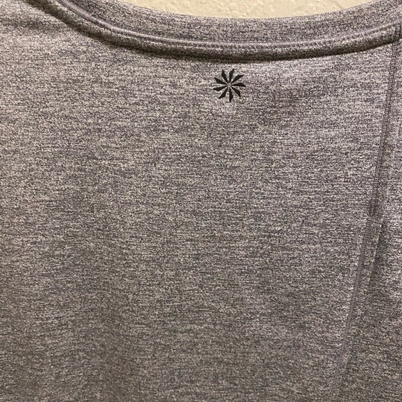 Athleta Gray Sunlover UPF Tulip Back Long Sleeve Athletic Top - Picture 8 of 11
